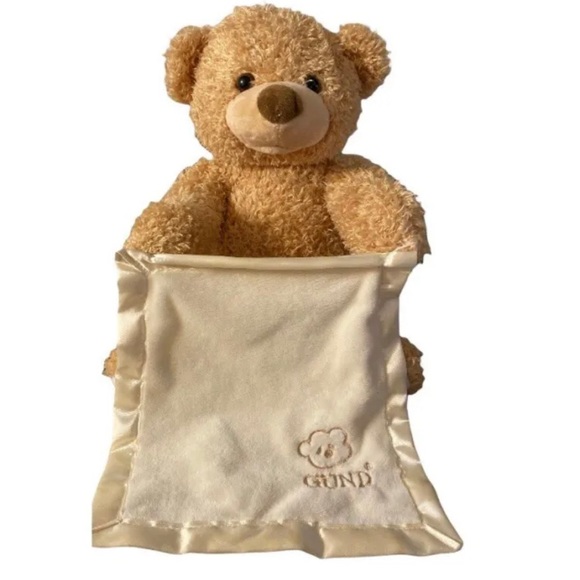 GUND Peek-A-Boo 12” Baby Teddy Bear Animated Plush Stuffed Animal Tested Works - Picture 1 of 7